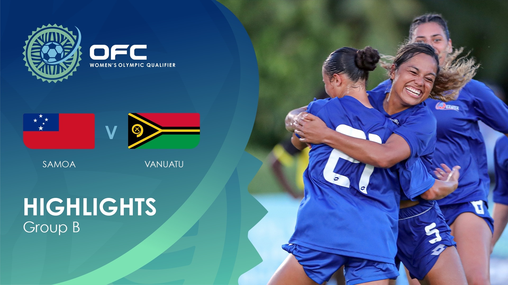 Samoa - Vanuatu | Gruppo B | OFC Women’s Olympic Football Tournament | Highlights