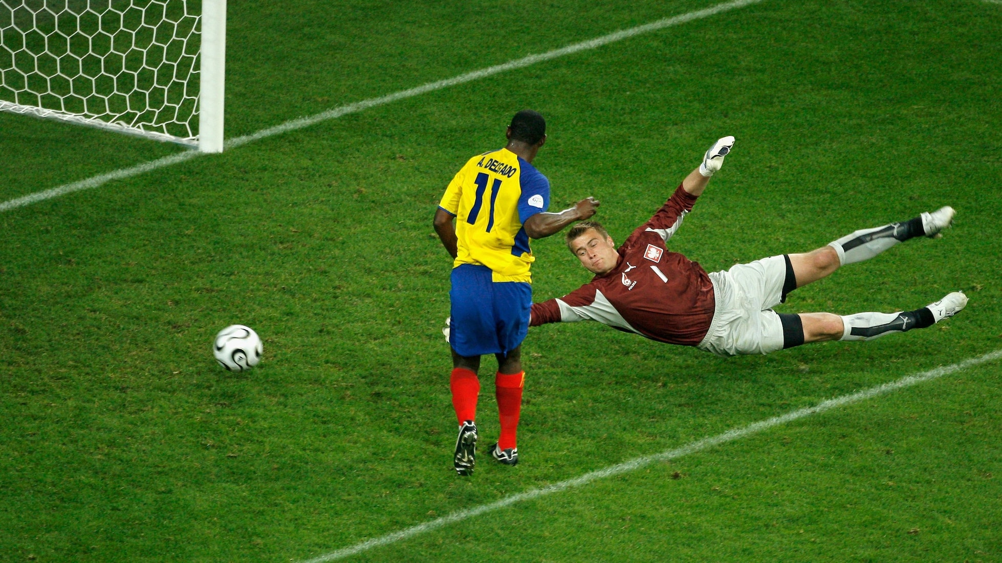 Agustín Delgado Chalá Goal 80' | Poland vs Ecuador | 2006 FIFA World Cup Germany™