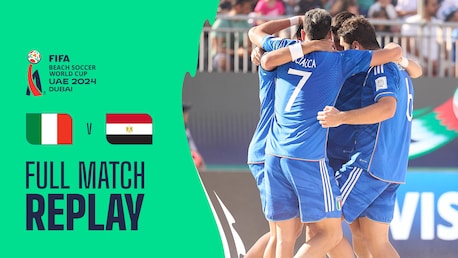 Italie - Égypte | Groupe A | Coupe du Monde de Beach Soccer de la FIFA, Émirats Arabes Unis 2024 Dubaï™ Match complet