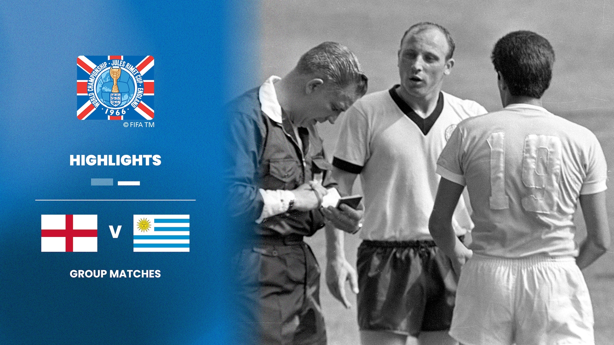 Inghilterra - Uruguay | Gruppo 1 | Coppa del mondo FIFA Inghilterra 1966 | Highlights