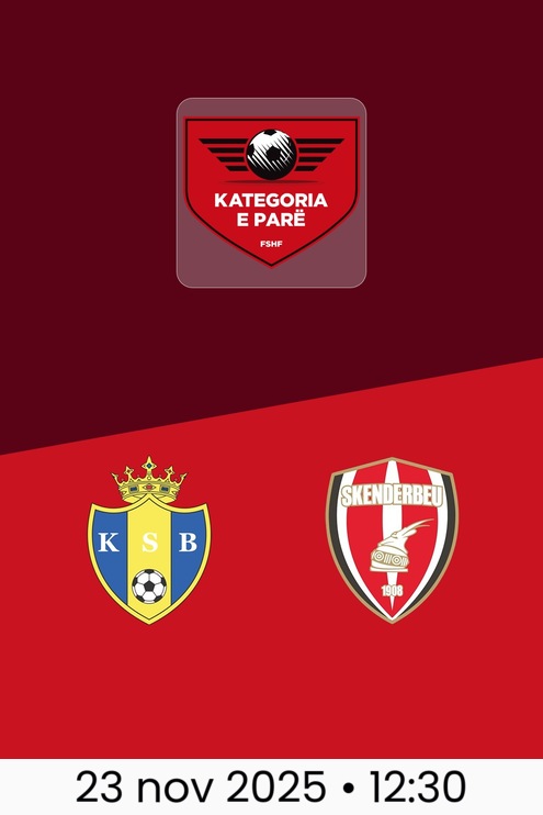 Burreli x Skenderbeu | Kategoria e Parë 2025/26