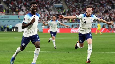 Le but de Bukayo Saka 43' | Angleterre - RI Iran | Coupe du Monde de la FIFA, Qatar 2022™