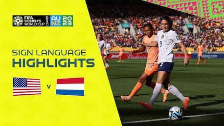 USA - Niederlande | Gruppe E | FIFA Frauen-Weltmeisterschaft Australien & Neuseeland 2023™ | Highlights (Gebärdensprache)