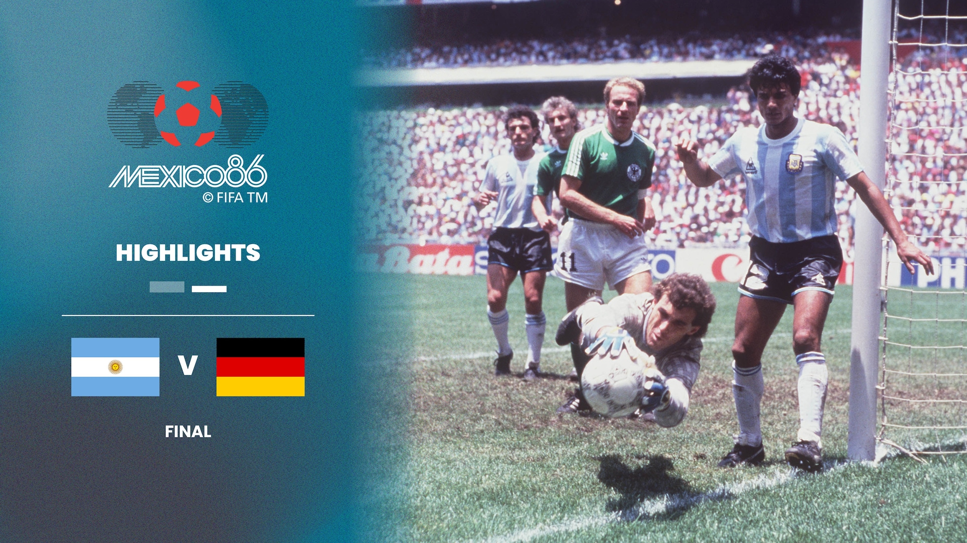 Argentina vs República Federal de Alemania | Final | Copa Mundial de la FIFA México 1986™ | Highlights