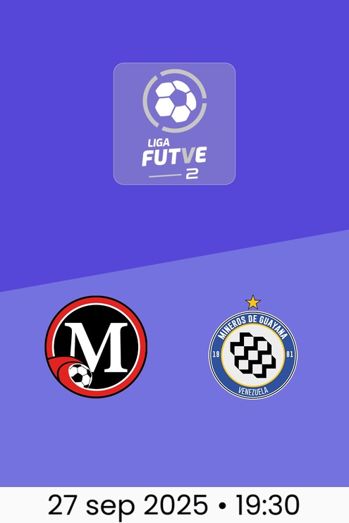 Miranda vs Mineros de Guayana | Liga FUTVE 2 - 2025