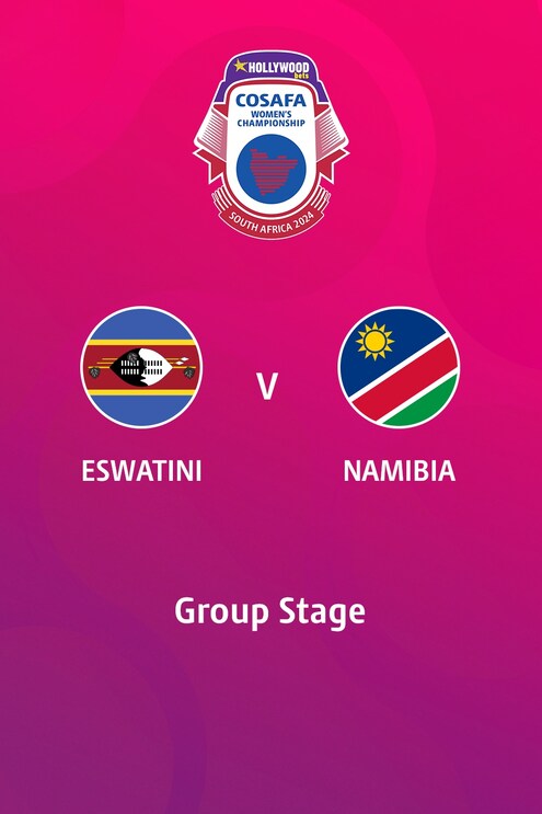 Esuatini vs Namibia | Fase de grupos | HOLLYWOODBETS COSAFA Women's Championship 2024 | Partido completo