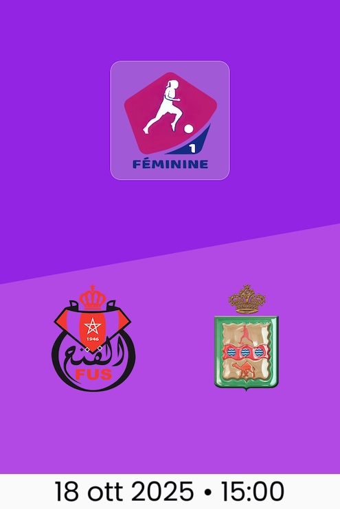 Fath de Rabat - Municipale Laayoune | Campionato Femminile D1 2025-26