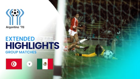 Tunesien v Mexiko | Gruppenphase | FIFA Fussball-Weltmeisterschaft Argentinien 1978™ | Erweiterte Highlights