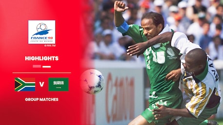 Afrique du Sud - Arabie saoudite | Groupe C | Coupe du Monde de la FIFA, France 1998™ | Résumé vidéo