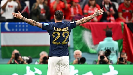 Il gol di Theo Hernandez al 5' | Francia - Marocco | Coppa del Mondo FIFA Qatar 2022