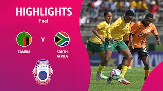 Zambie - Afrique du Sud | Finale | HOLLYWOODBETS COSAFA Women's Championship 2024 | Résumé vidéo