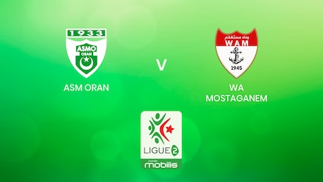 ASM Oran - WA Mostaganem | Ligue 2 2024/25 | Algerien | Spiel in voller Länge