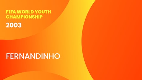 Fernandinho aos 18 | Campeonato Mundial FIFA Sub-20 de 2003, nos Emirados Árabes Unidos