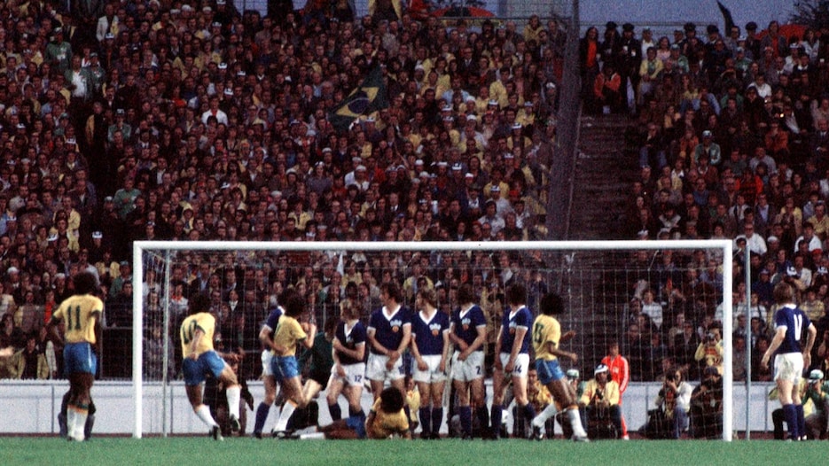 Roberto Rivelino Goal 60' | Brazil vs German DR | 1974 FIFA World Cup Germany™