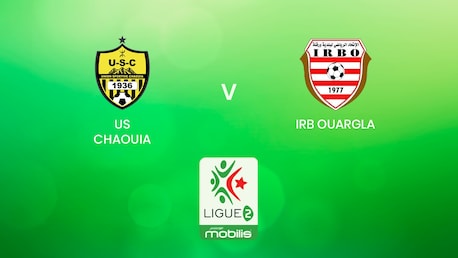 US Chaouia x IRB Ouargla | Ligue 2 2024/25 | Argélia | Jogo completo