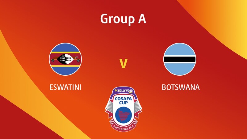 Eswatini v Botswana | Group A | HOLLYWOODBETS COSAFA Cup 2024 | Full ...