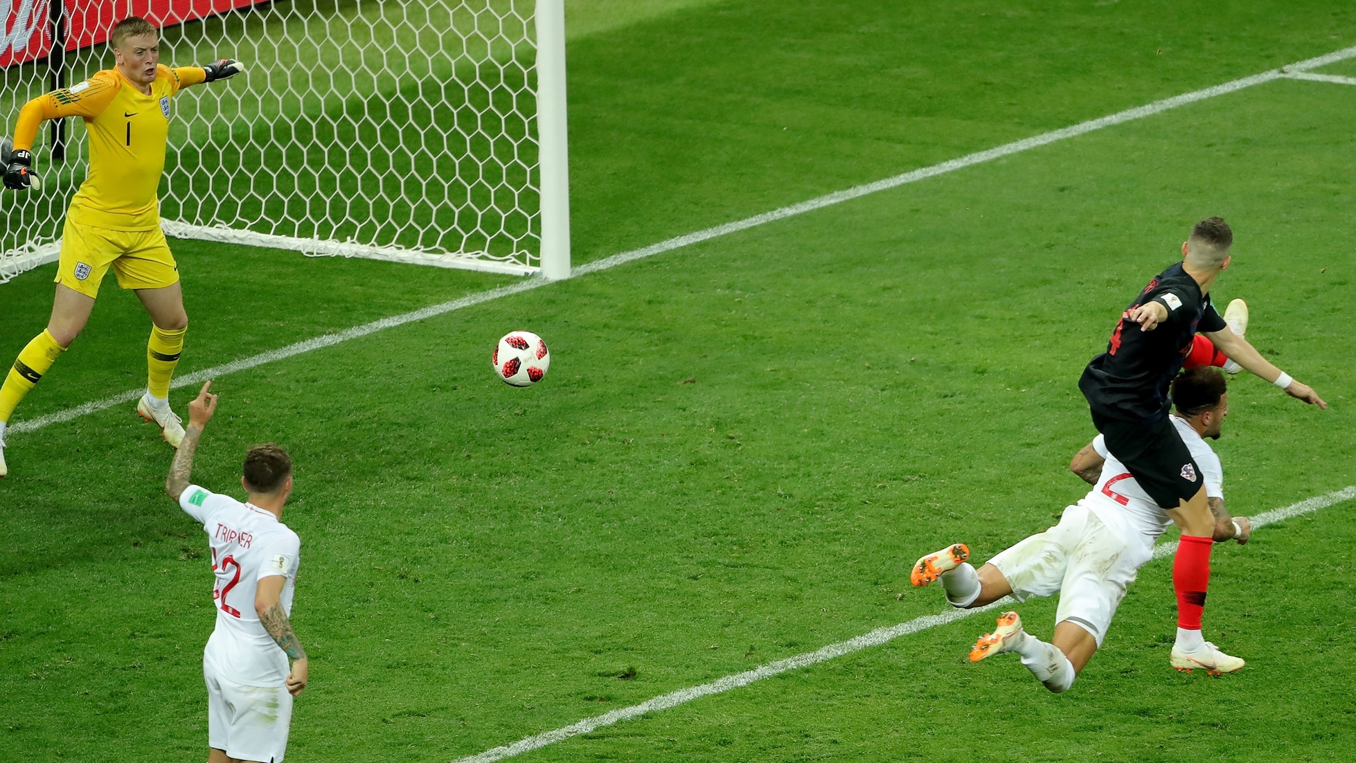 Ivan Perisic Goal 68' | Croatia v England | 2018 FIFA World Cup Russia™