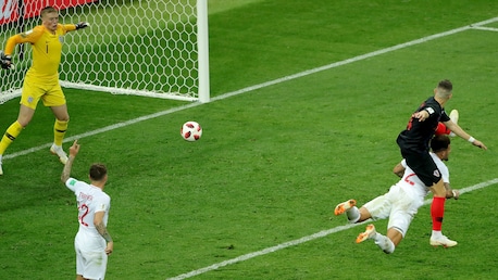 Le but de Ivan Perisic 68' | Croatie - Angleterre | Coupe du Monde de la FIFA, Russie 2018™