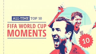 FIFA World Cup Moments - England | All-Time Top-10s