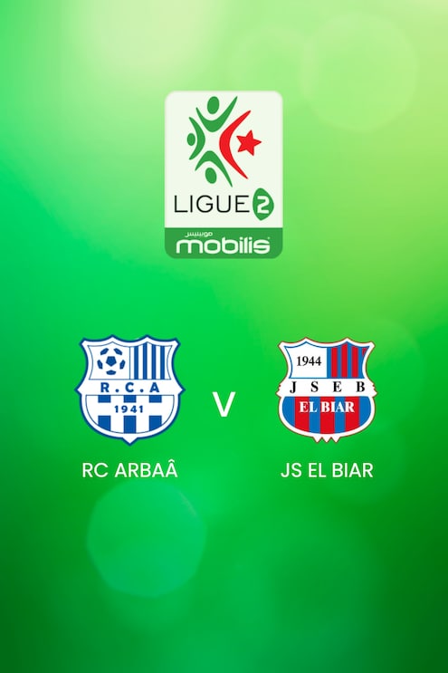RC Arbaâ - JS El Biar | Ligue 2 2024/25 | Algerien| Spiel in voller Länge