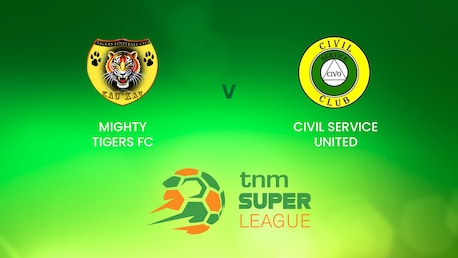 Mighty Tigers v Civil Service United | TNM Super League | Malawi | Full Match Replay