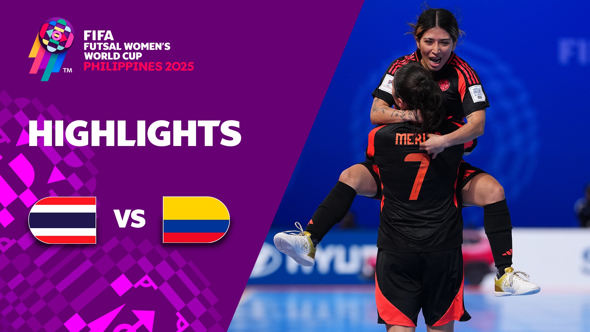 Thailand v Colombia | Group B | FIFA Futsal Women's World Cup Philippines 2025™ | Highlights