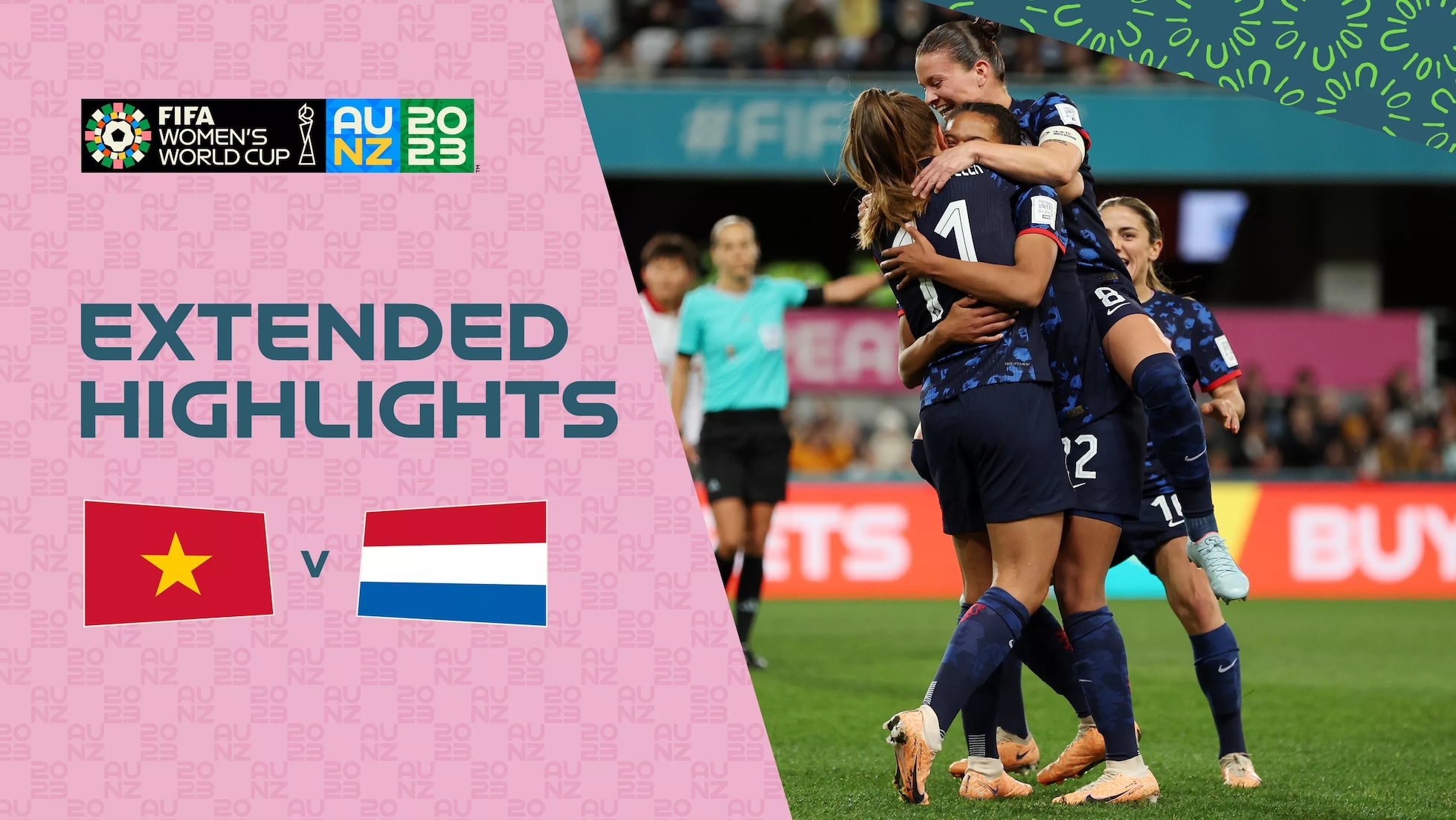 Vietnam - Niederlande | Gruppe E | FIFA Frauen-Weltmeisterschaft Australien & Neuseeland 2023™ | Erweiterte Highlights