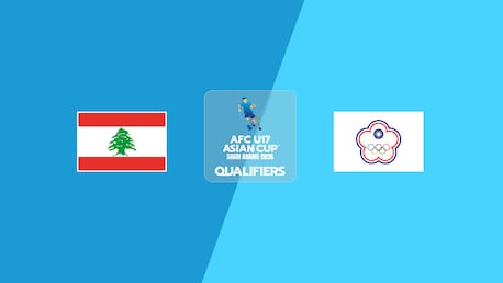 Lebanon v Chinese Taipei | Group D | AFC U17 Asian Cup 2026 Qualifiers