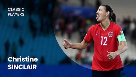 Christine Sinclair | Canadá | Jogadoras Clássicas