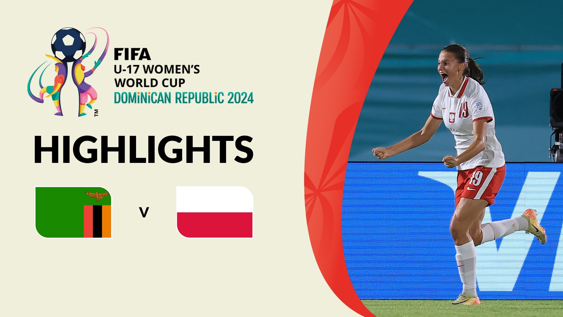 Sambia - Polen | Gruppe D | FIFA U-17-Frauen-Weltmeisterschaft Dominikanische Republik 2024™ | Highlights