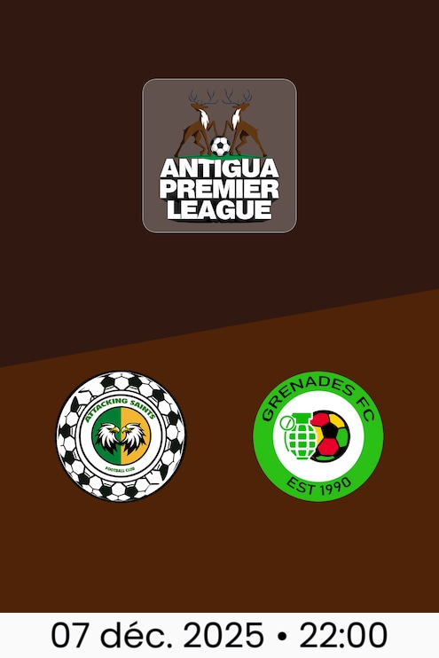 Attacking Saints FC - Grenades FC | Antigua Premier League 2025/26