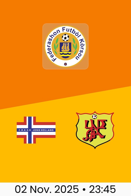 C.R.K.S.V. Jong Holland - Undeba | Curaçao Promé Divishon