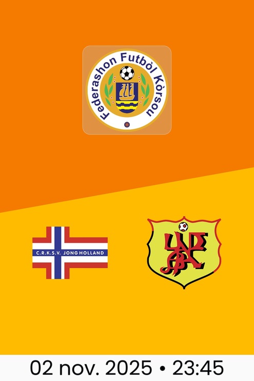 C.R.K.S.V. Jong Holland - Undeba | Curaçao Promé Divishon