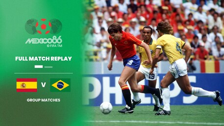 Espagne - Brésil | Groupe D | Coupe du Monde de la FIFA, Mexique 1986™ | Match complet