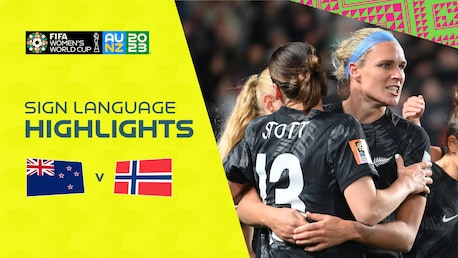 New Zealand v Norway | Group A | FIFA Women's World Cup Australia & New Zealand 2023™ | Highlights (Sign Language)