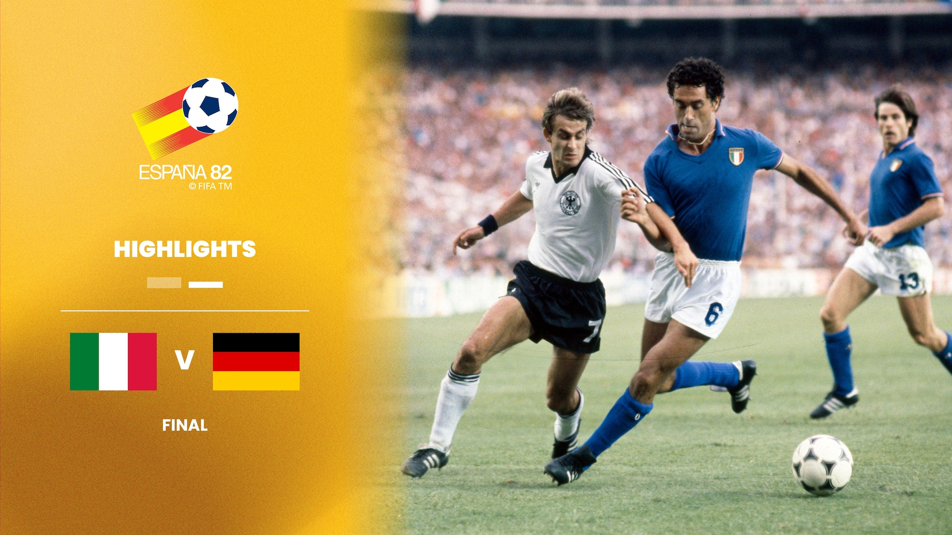 Italia - Germania Ovest | Finale | Coppa del mondo FIFA Germania 1982 | Highlights