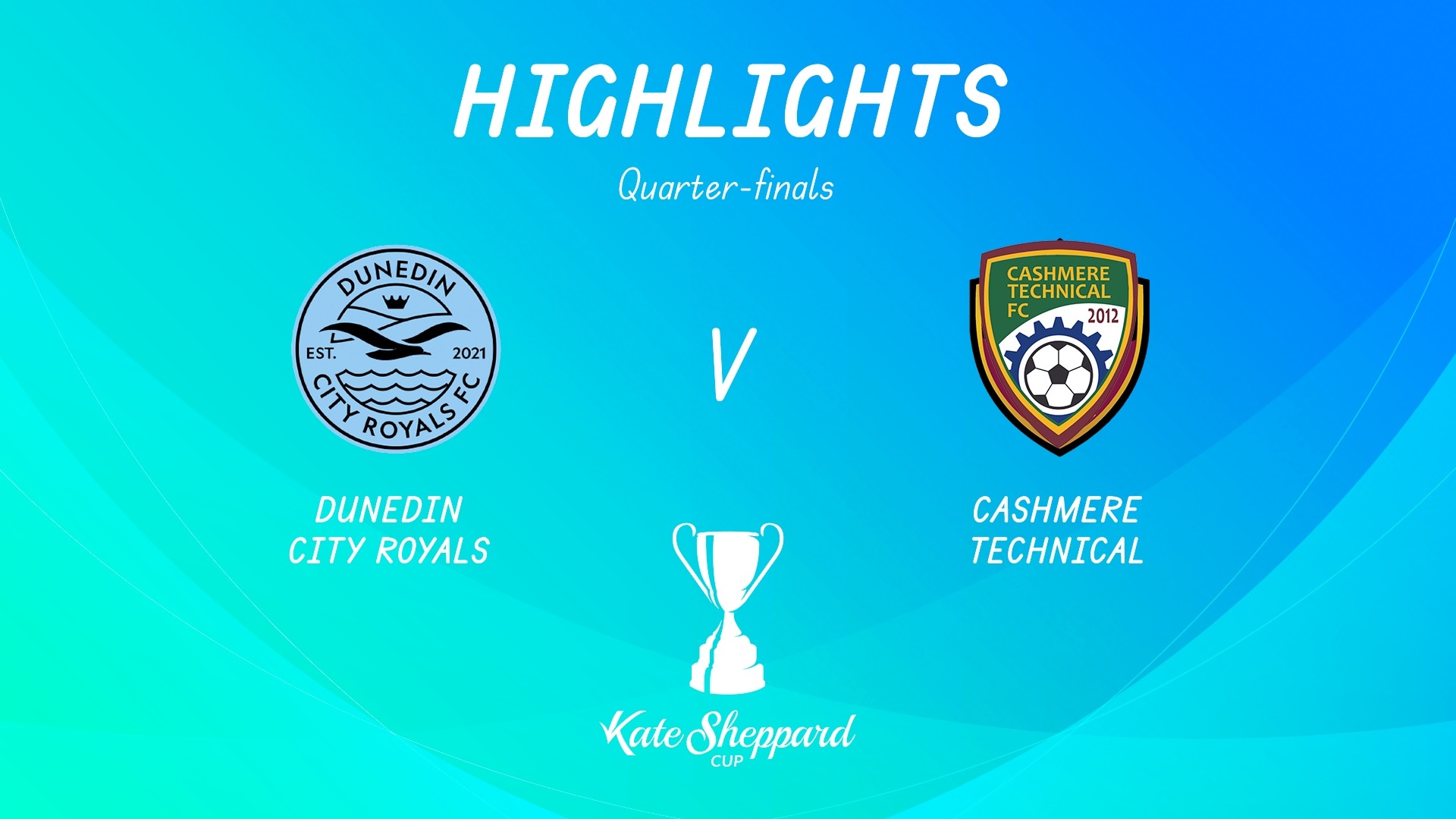 Dunedin City Royals - Cashmere Technical | Viertelfinale | Kate Sheppard Cup | Highlights