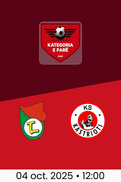 Lushnja - Kastrioti Krujë | Kategoria e Parë 2025/26
