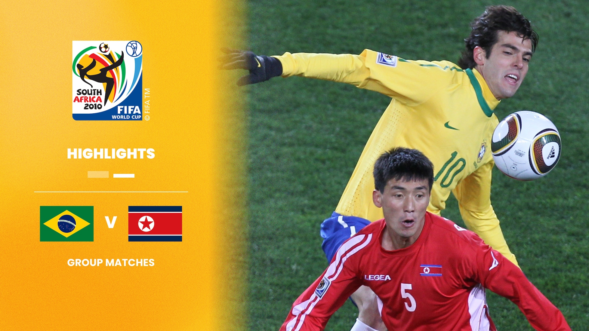 Brazil v Korea DPR | Group G | 2010 FIFA World Cup South Africa™ | Highlights
