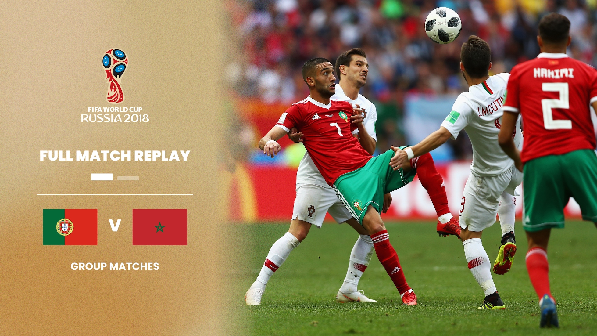 Portugal v Morocco | Group B | 2018 FIFA World Cup Russia™ | Full Match Replay