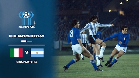 Italia vs Argentina | Grupo 1 | Copa Mundial de la FIFA Argentina 1978™ | Partido Completo