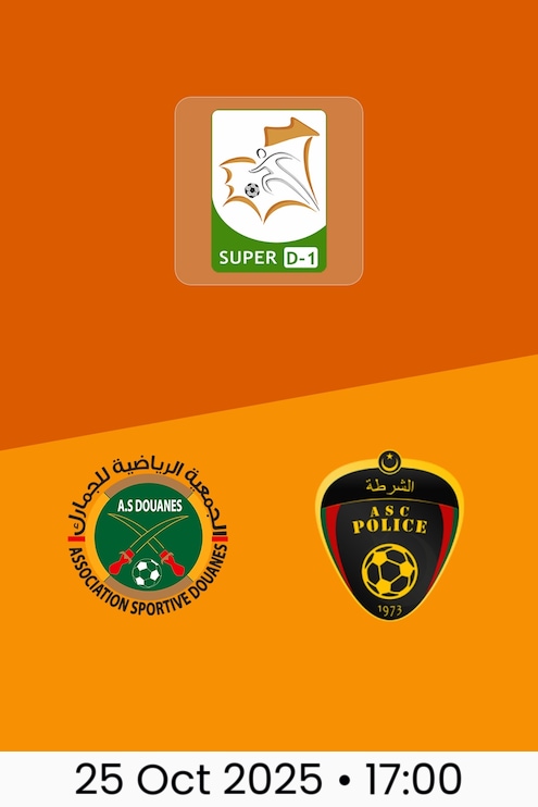 AS Douanes v ASC Police | Super D-1 2025/26