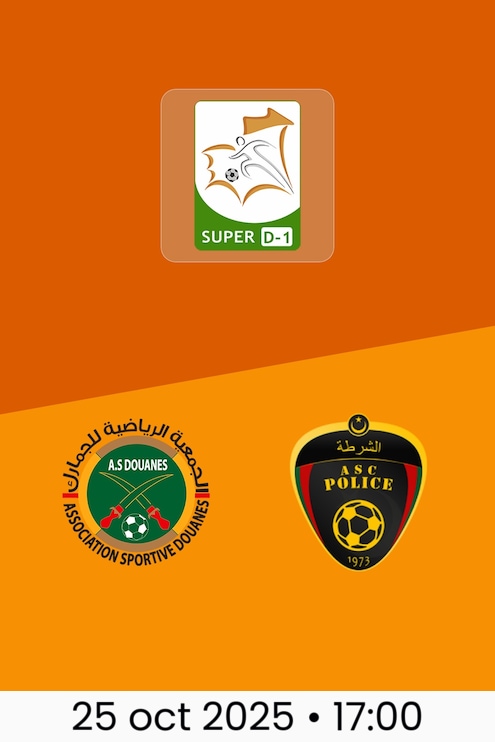 AS Douanes vs ASC Police | Super D-1 2025/26