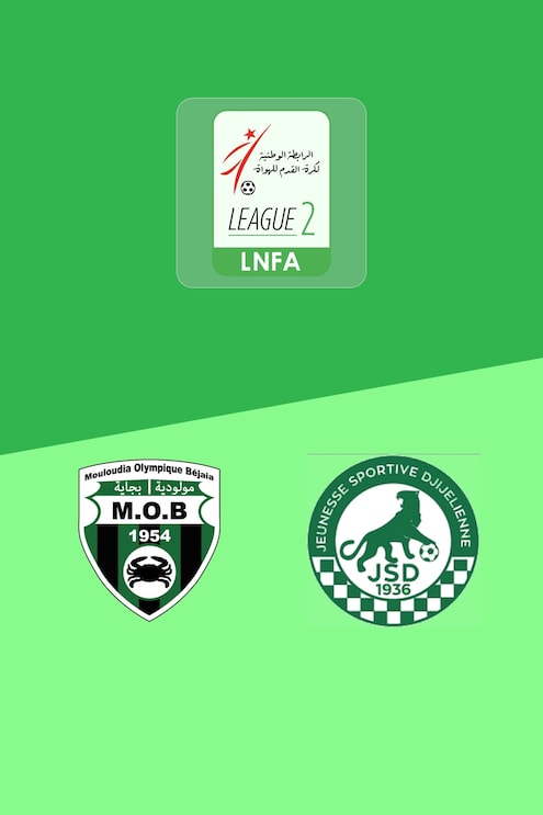 MO Béjaïa x JS Djijel | Ligue 2 2025/26 | Jogo completo