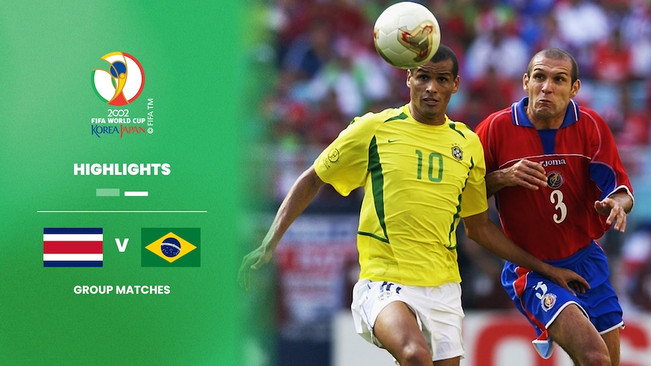 Costa Rica x Brasil | Grupo C | Copa do Mundo FIFA de 2002, em Japão e Coreia | Melhores momentos