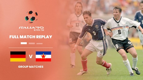 República Federal de Alemania vs Yugoslavia | Grupo D | Copa Mundial de la FIFA Italia 1990™ | Partido Completo