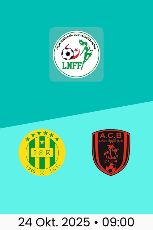 JS Kabylie - AC Biskra | Ligue Nationale du Football Féminin 2025/26