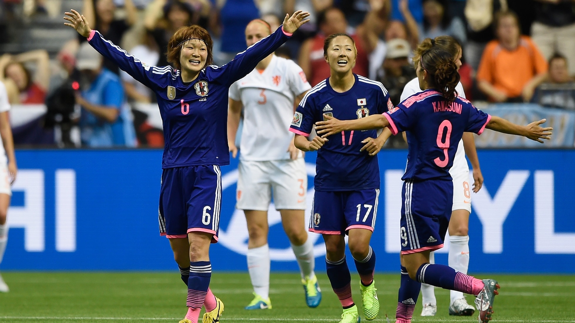 Gol de Mizuho Sakaguchi 77' | Japón vs Países Bajos | Copa Mundial Femenina de la FIFA Canadá 2015™
