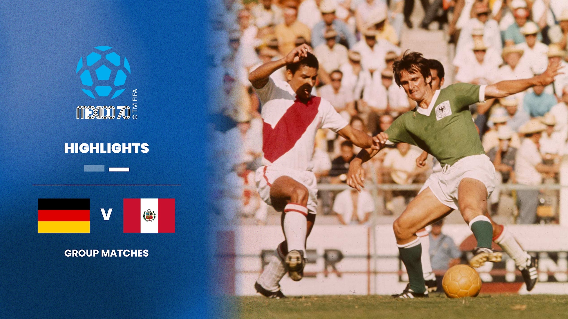 Bundesrepublik Deutschland - Peru | Gruppe 4 | FIFA Fussball-Weltmeisterschaft Mexiko 1970™ | Highlights
