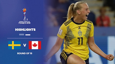 Suède - Canada | Huitièmes de finale | Coupe du Monde Féminine de la FIFA, France 2019™ | Résumé vidéo